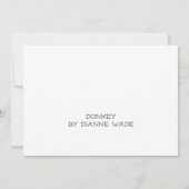 Donner Dankeskarte (Rückseite)