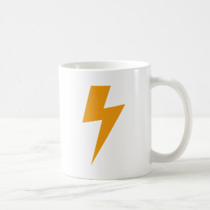 Donner Energie Gelbdruck Kaffeetasse
