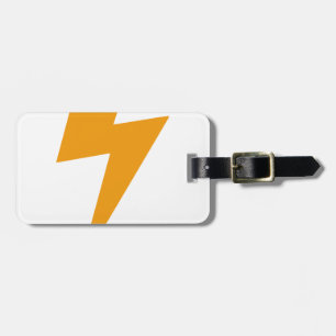 Donner Energie Gelber Druck Gepäckanhänger