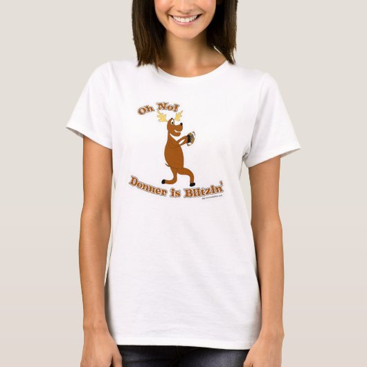 Donner ist Blitzen Holiday T - Shirt (Vorderseite)