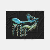 Donner ist der Klang von Heuschrecken im Himmel Fleecedecke (Vorderseite (Horizontal))