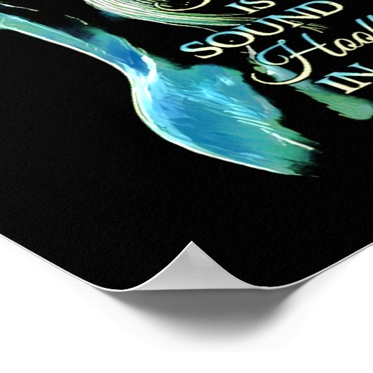 Donner ist der Klang von Heuschrecken im Himmel Poster (Ecke)