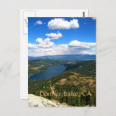 Donner Lake, Kalifornien Postkarte (Vorne/Hinten)
