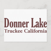 Donner Lake Postkarte (Vorderseite)
