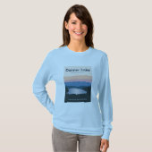 Donner Lake Vintage Travel Poster T-Shirt (Vorne ganz)