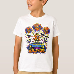 Donner Liebt Halloween-Frosch Sturm T-Shirt