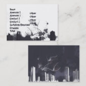 Donner - mollig visitenkarte (Vorne/Hinten)