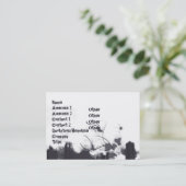 Donner - mollig visitenkarte (Stehend Vorderseite)