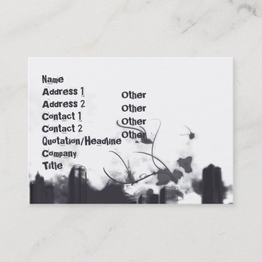 Donner - mollig visitenkarte (Vorderseite)