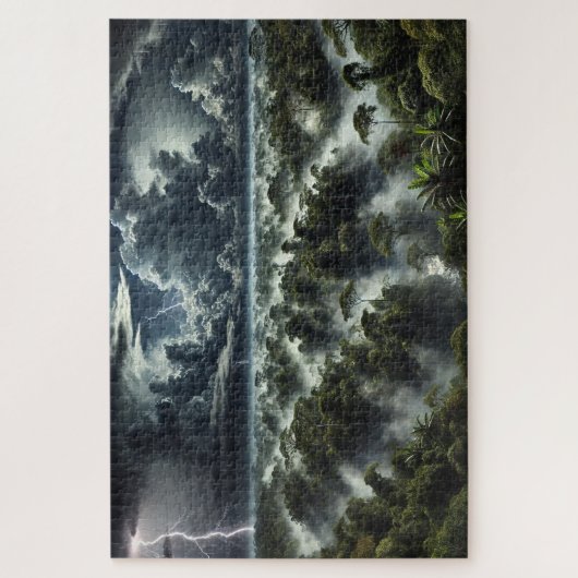 "Donner Over the Canopy" - Jigsaw Puzzle (Vertikal)