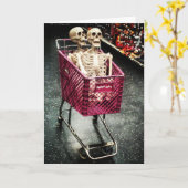 "Donner Party of Two" Hallowe’en card Karte (Gelbe Blume)