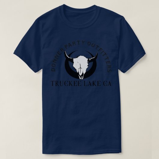 Donner Party Outfitters Truckee CA T-Shirt (Design vorne)