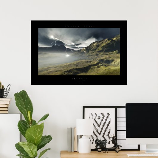 Donner Poster (Heimbüro)