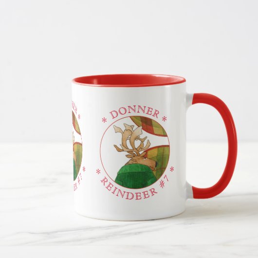DONNER REINDEER Red Combo Tasse (Rechts)
