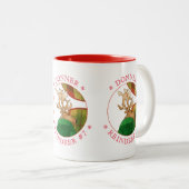 DONNER REINDEER Red Two-Tone Tasse (VorderseiteRechts)