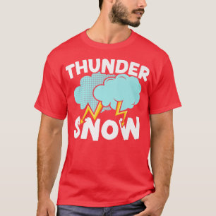 Donner Schnee Liebhaber Eis Kalt Schnee Winter Sai T-Shirt