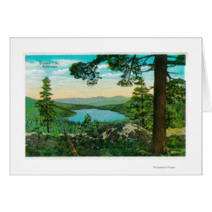 Donner See, Kalifornien von Ridge