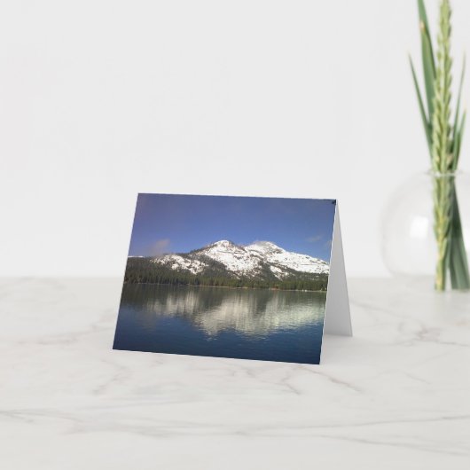 Donner See Notecard (freier Raum) Karte (Vorderseite)