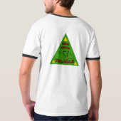 Donner-Straße war die Weise zum Eisen-Dreieck T-Shirt (Rückseite)