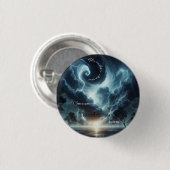 Donner-Sturm ist plötzlich Button (Vorne & Hinten)