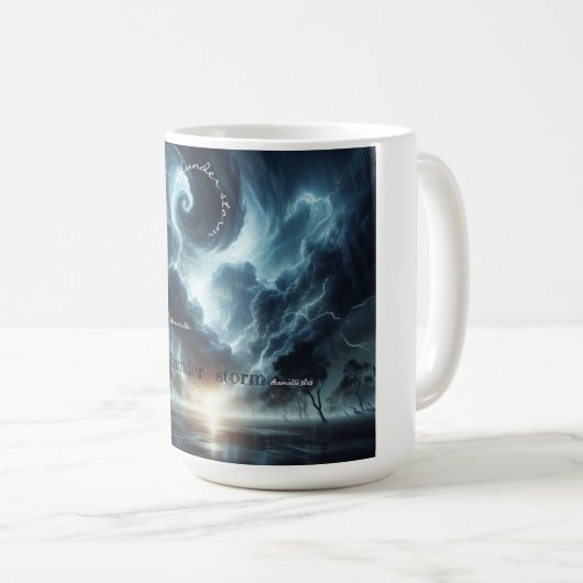 Donner-Sturm ist plötzlich Kaffeetasse (VorderseiteRechts)