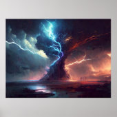 Donner und Blitz Poster (Vorne)