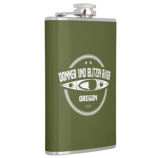 Donner und Blitzen Fluss Oregon Kayaking Flachmann (Rechts)