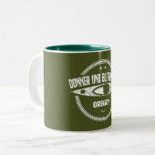 Donner und Blitzen Fluss Oregon Kayaking Zweifarbige Tasse (Vorderseite Links)