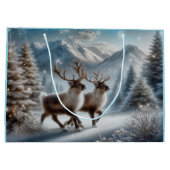 Donner und Blitzen Geschenktasche Große Geschenktüte (Rückseite)