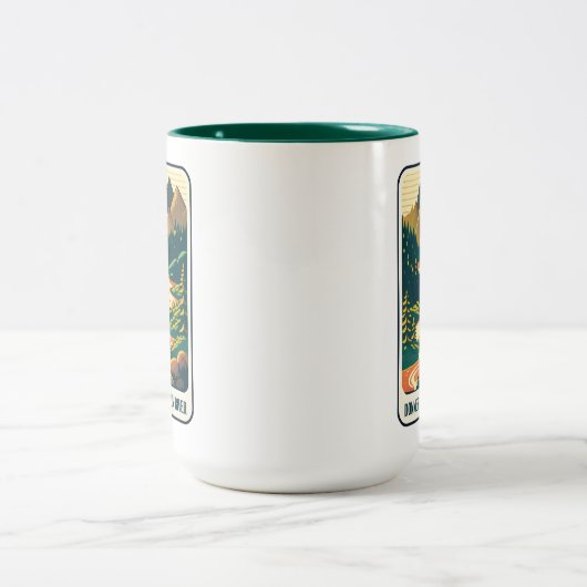 Donner und Blitzen River Colors Zweifarbige Tasse (Mittel)