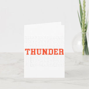 Donner-Vintage-Geschenk für Männer Frauen Jungen M Karte