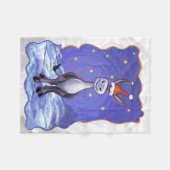 Donner Weihnachten Fleecedecke (Vorderseite (Horizontal))