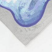 Donner Weihnachten Fleecedecke (Ecke)