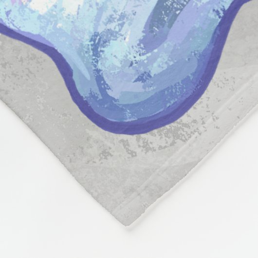 Donner Weihnachten Fleecedecke (Ecke)