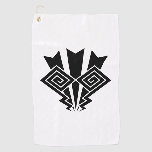 Donnerblitz Golfhandtuch (Vorderseite)