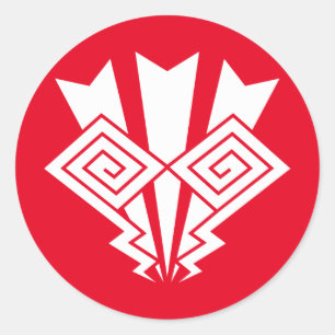 Donnerblitz Runder Aufkleber