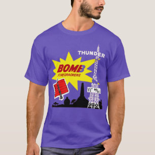 Donnerbombe Retro Vintage Feuerwerk T-Shirt