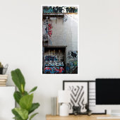 Donnerdusche 18,6" x 34,5" UV-Matte Druck Poster (Heimbüro)