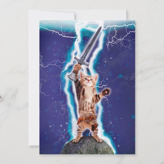 Donnerkatze Einladung (Rückseite)