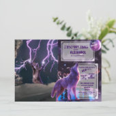 Donnerkatze Einladung (Stehend Vorderseite)