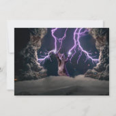 Donnerkatze Einladung (Rückseite)