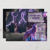 Donnerkatze Einladung (Vorne/Hinten)