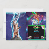 Donnerkatze Einladung (Vorderseite)