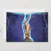 Donnerkatze Einladung (Rückseite)