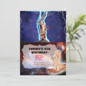 Donnerkatze Einladung (Stehend Vorderseite)