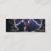 Donnerkatze Mini Visitenkarte (Rückseite)