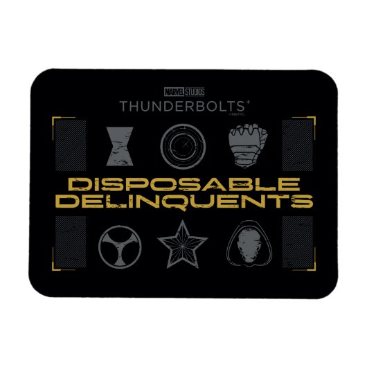 Donnerkeile* | Wegwerf-Verbrecher Magnet (Horizontal)