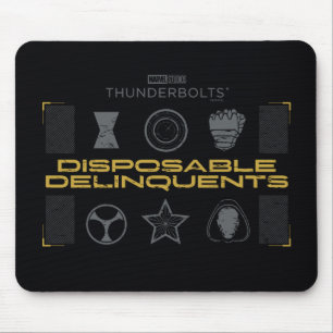 Donnerkeile*   Wegwerf-Verbrecher Mousepad