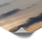 Donnerkleidung Wolken Himmel Sturmwolken Poster (Ecke)