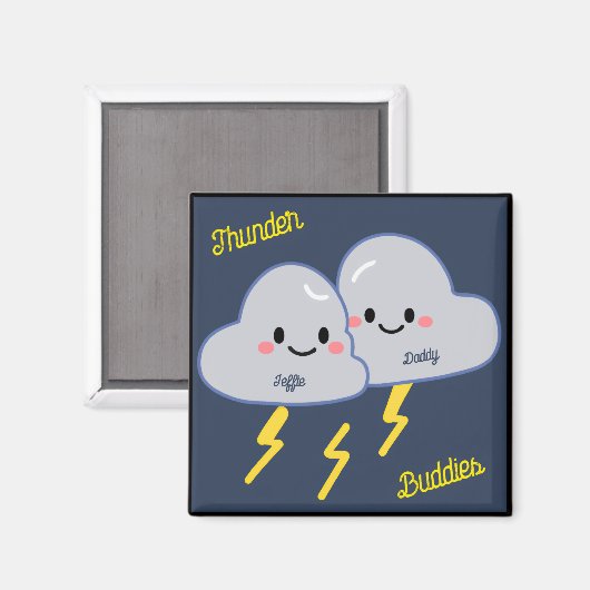 Donnerknospen angepasst magnet (Vorderseite/Rückseite)